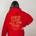 Load image into Gallery viewer, God Is Good All the Time Christian Hooded Sweatshirt Women Casual Print Long Sleeve Hoodie with Pocket Aesthetic Hoodies
