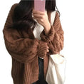 Load image into Gallery viewer, 70% Dropshipping!2021 New Women'S Cardigan Jacket Pocket Sweater Long Women'S Warm Sweater Knitted Women Sweater Winter
