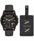 Load image into Gallery viewer, Men'S Chronograph Black Silicone Strap Watch 45Mm Gift Set
