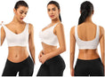 Load image into Gallery viewer, 3 Pack Sports Bras for Women,Seamless Comfortable Bras Set with Removable Pads for Sleep,Pull on Closure plus Size,Black+White+Nude,Xxl
