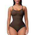 Load image into Gallery viewer, Super Sale V Neck Spaghetti Strap Bodysuit Compression Body Suits Open Crotch Shapewear Slimming Body Shaper Smooth Out Bodysuit
