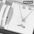 Load image into Gallery viewer, Luxury Women Ring Necklace Earrings Rhinestone Bracelet Female Casual Ladies Jewelry Set
