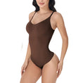 Load image into Gallery viewer, Super Sale V Neck Spaghetti Strap Bodysuit Compression Body Suits Open Crotch Shapewear Slimming Body Shaper Smooth Out Bodysuit
