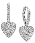 Load image into Gallery viewer, Pavé Heart Drop Earrings, Created for Macy'S
