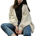 Load image into Gallery viewer, 70% Dropshipping!2021 New Women'S Cardigan Jacket Pocket Sweater Long Women'S Warm Sweater Knitted Women Sweater Winter
