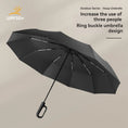 Load image into Gallery viewer, Ring Buckle Design 20 Rib Fully Automatic Umbrella for Men Folding Extra Large Strong Strong WOMEN'S Sunshade Double Umbrella
