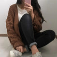 Load image into Gallery viewer, 70% Dropshipping!2021 New Women'S Cardigan Jacket Pocket Sweater Long Women'S Warm Sweater Knitted Women Sweater Winter
