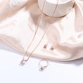 Load image into Gallery viewer, Luxury Women Ring Necklace Earrings Rhinestone Bracelet Female Casual Ladies Jewelry Set
