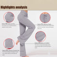 Load image into Gallery viewer, Women'S Casual High Waisted Wide Leg Pants Casual Loose Yoga Pants Comfy Loose Sweatpants White S
