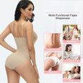 Load image into Gallery viewer, Super Sale V Neck Spaghetti Strap Bodysuit Compression Body Suits Open Crotch Shapewear Slimming Body Shaper Smooth Out Bodysuit
