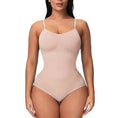 Load image into Gallery viewer, Super Sale V Neck Spaghetti Strap Bodysuit Compression Body Suits Open Crotch Shapewear Slimming Body Shaper Smooth Out Bodysuit
