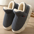 Load image into Gallery viewer, Unisex Winter Home Warm Slippers Plush Women Indoor Fur Slides High Top Concise outside Waterproof Slippers Shoes Men Boots
