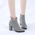 Load image into Gallery viewer, Hot Women Shoes Winter Autumn Spring Casual Women High Heels Pumps Warm Ankle Boots Women Botas Shoes Mujer Zapatos Size34-39
