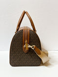 Load image into Gallery viewer, MICHAEL KORS JET SET TRAVEL MEDIUM DUFFLE SHOULDER CROSSBODY BAG MK BROWN
